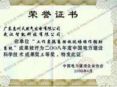 工作票隔离措施现场操作辅助系科学技术成果奖